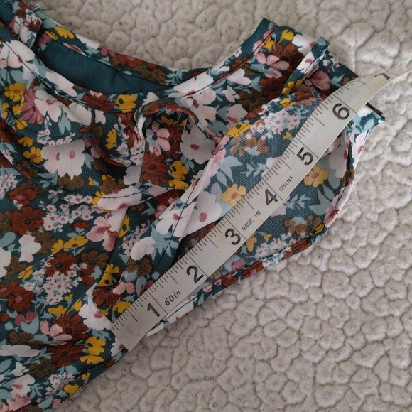 Janie & Jack Girl's Size 5 Paisley Floral Ruffle Sleeveless Button Back … - Picture 7 of 16